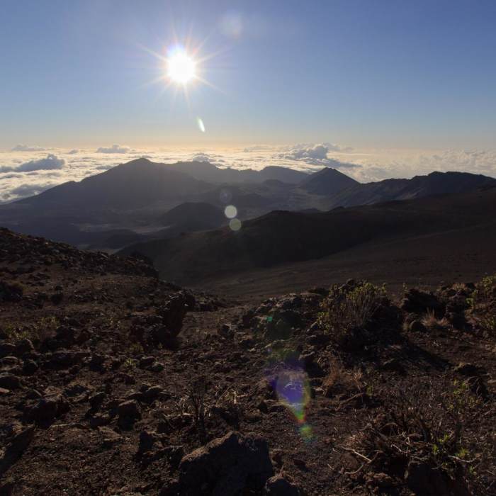 Near Sliding Sands Trail: Haleakala Visitor Center to Erosional Valley Floor