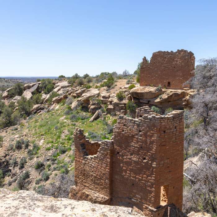 Holly House and Tilted Tower Near Holly Trail