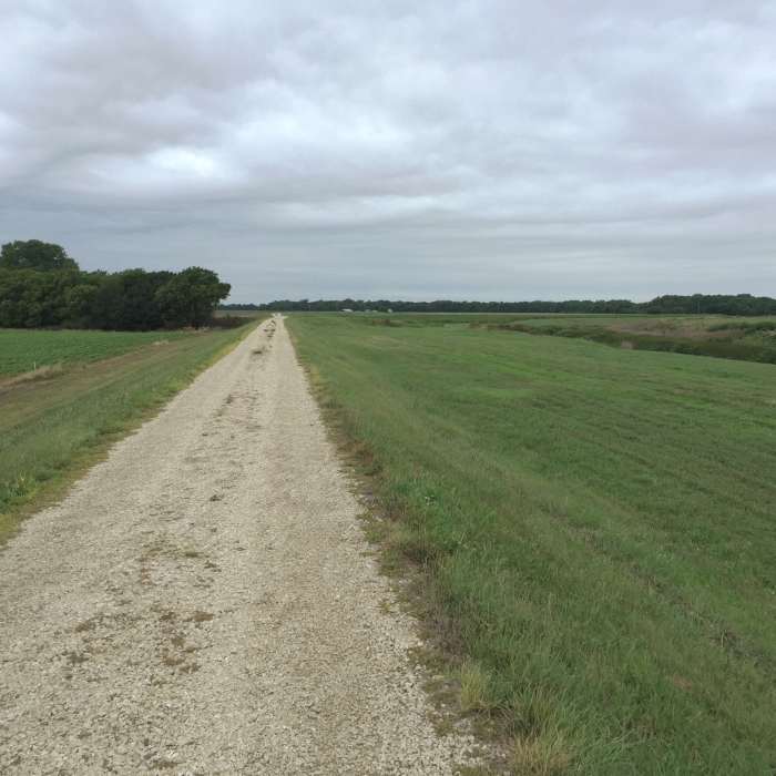 The trail is great, very relaxing get-away from the city. Near Salina Levee Trail