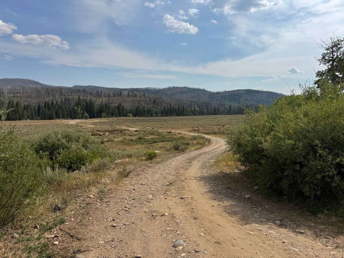 Hinman Lake Road trail photo