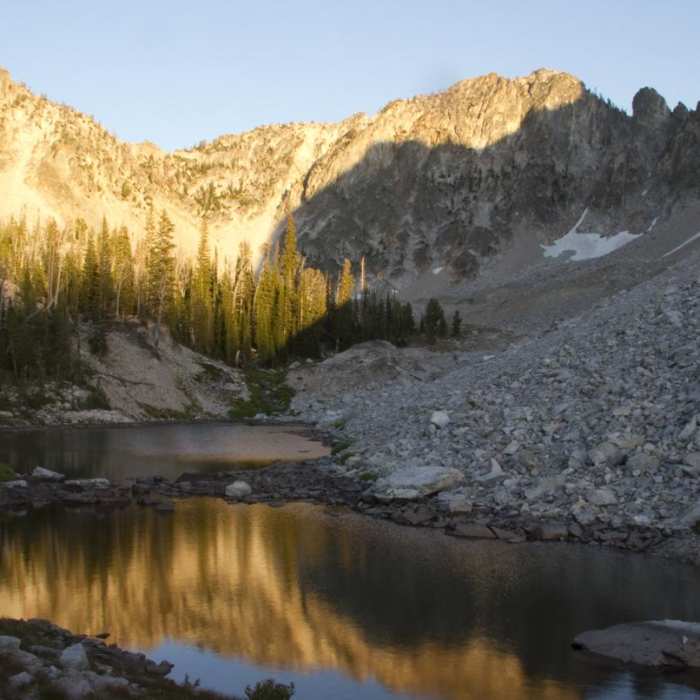Near Middle Fork of the Boise River, Camp Lakes and Flytrip Basin Near Middle Fork of the Boise River, Camp Lakes and Flytrip Basin