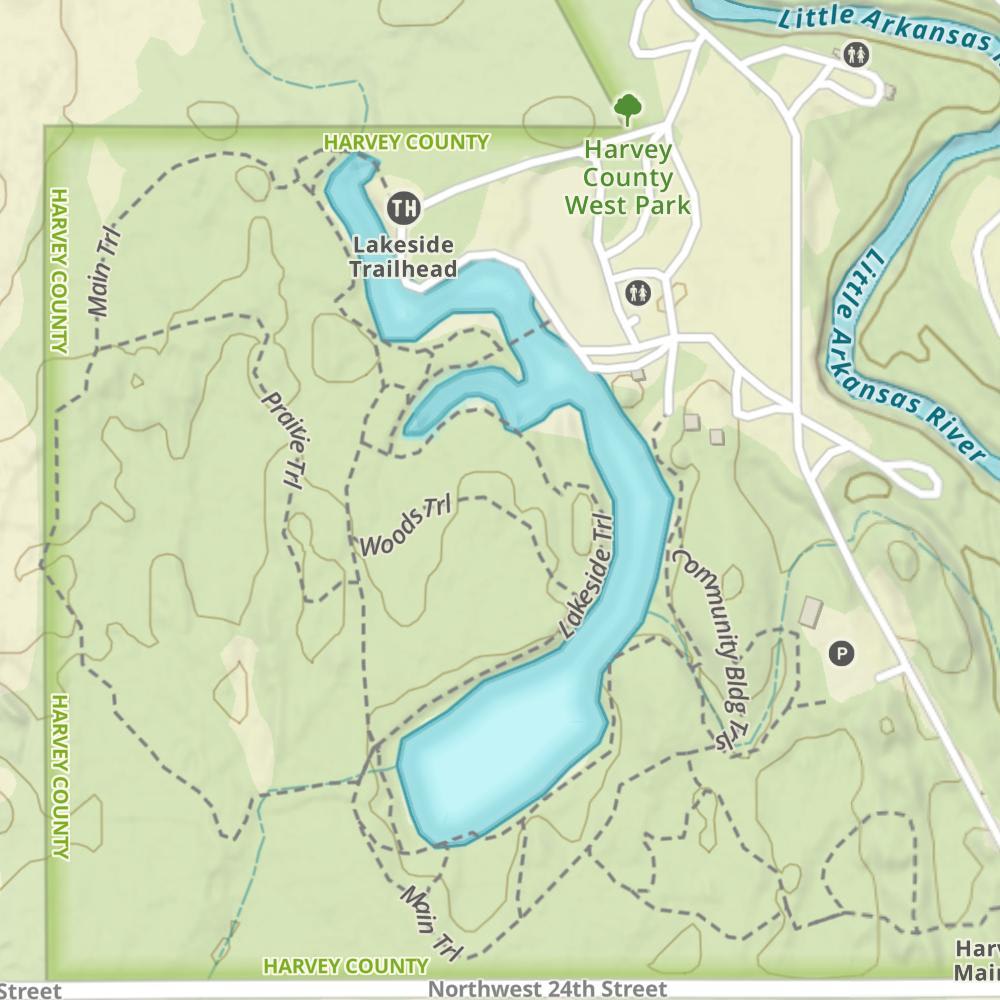 Harvey Co. West Park Lake photo