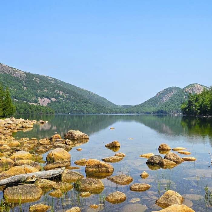 Jordan Pond Near Deer Brook Trail