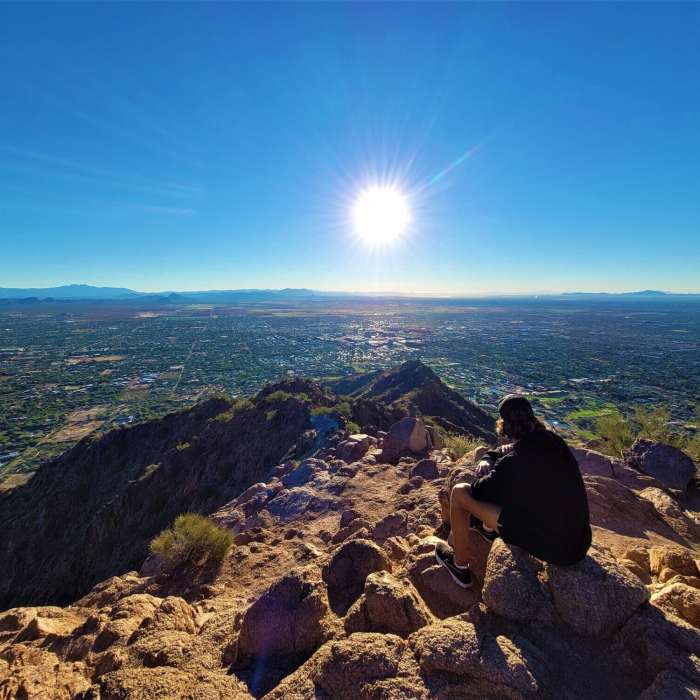 Looking South from the peak. Near Echo Canyon Summit Trail