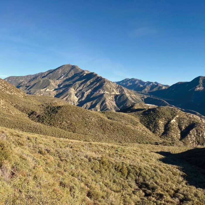 Near Mt. Gleason via Condor Peak Trail