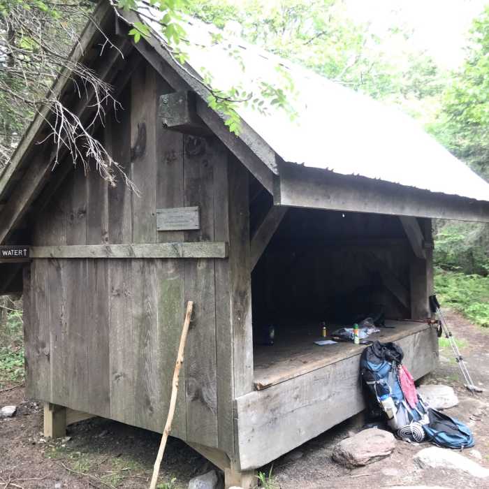 Laura Woodward Shelter (built 1956/ rebuilt 2001) Near The Long Trail (Division 12)