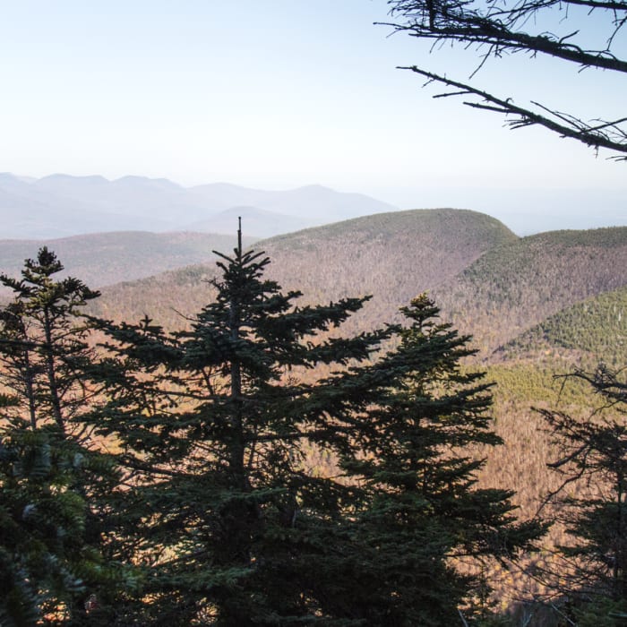 Near West Approach of Slide Mountain