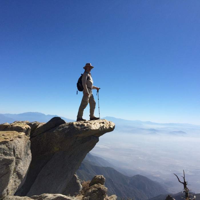 Near Icehouse to Cucamonga and Etiwanda Peaks