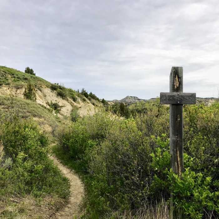 Near Devils Pass via the Maah Daah Hey Trail Near Devils Pass via the Maah Daah Hey Trail