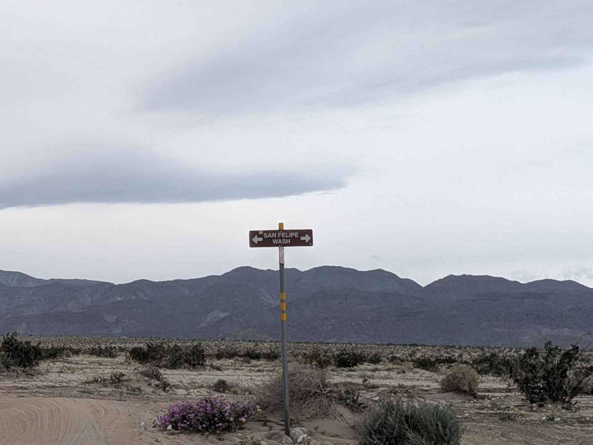 North Fork San Felipe Wash trail photo