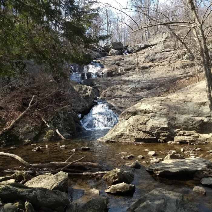 Overlook view of Cunningham Falls Near Cliff Trail