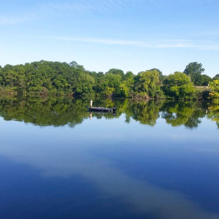 A view of Trout Lake. Near Hickory Ridge Hike & Ski Trail