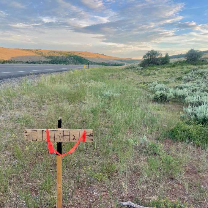 Near Continental Divide Trail: Sage Creek Road Alternate