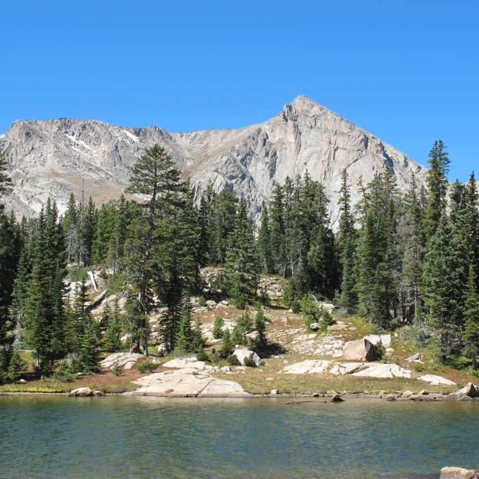 Beautiful mid-September day Near Lion Lake Trail