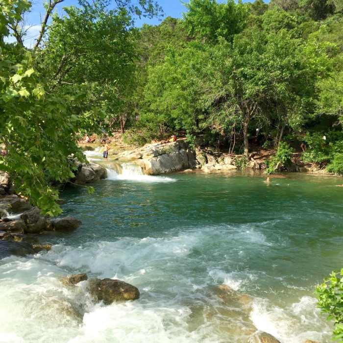 So much fun exploring Barton Creek! Near Upper Barton Creek Greenbelt