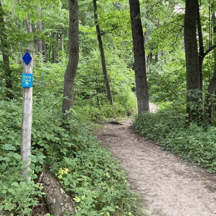 Near Hiking Club Trail