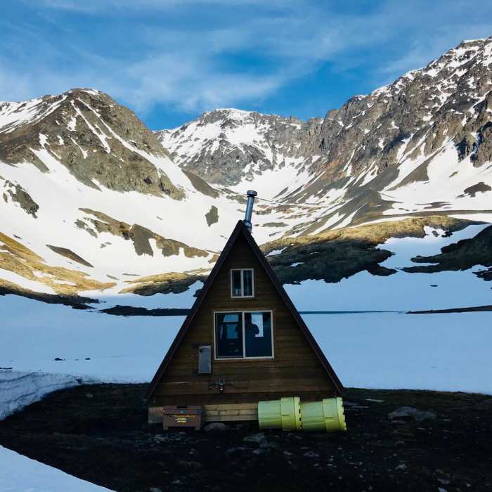 Near Crow Pass Trail to Crow Pass Cabin Near Crow Pass Trail to Crow Pass Cabin