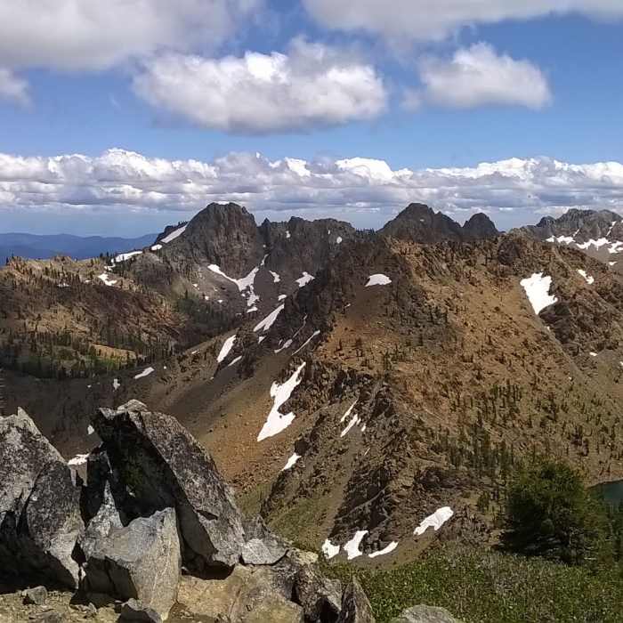 Near Siligo Peak South Ridge Trail