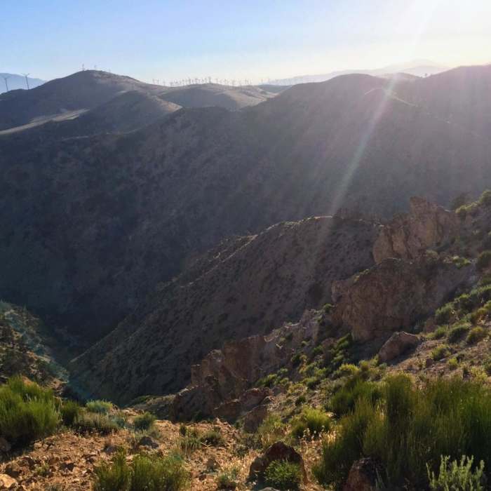 Near Tehachapi Pass to Golden Oaks Spring