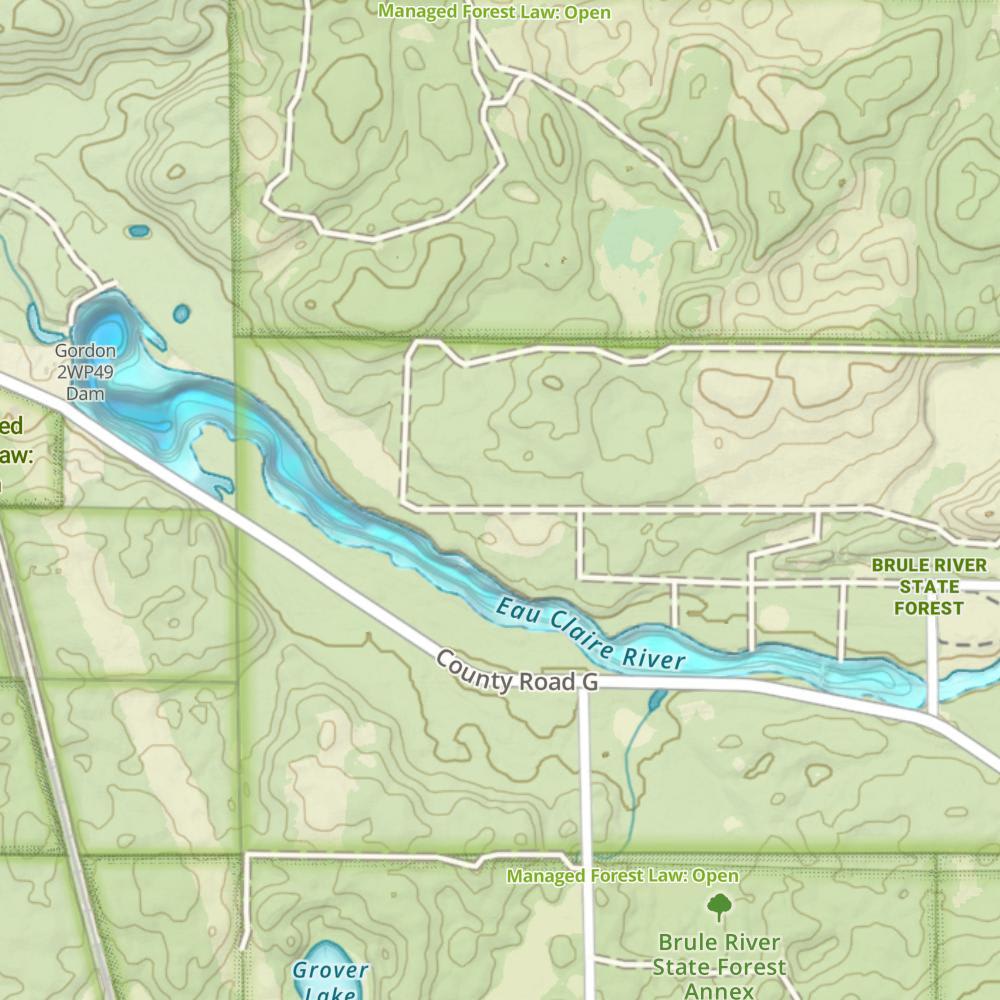 Eau Claire River Flowage photo