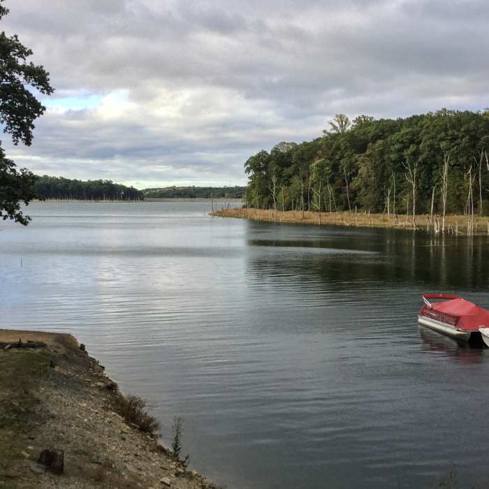 View from Boat Ramp. Near Perimeter Trail (Black)