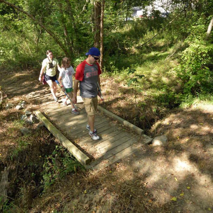 Small bridge along South Fork Trail Near South Fork Trail