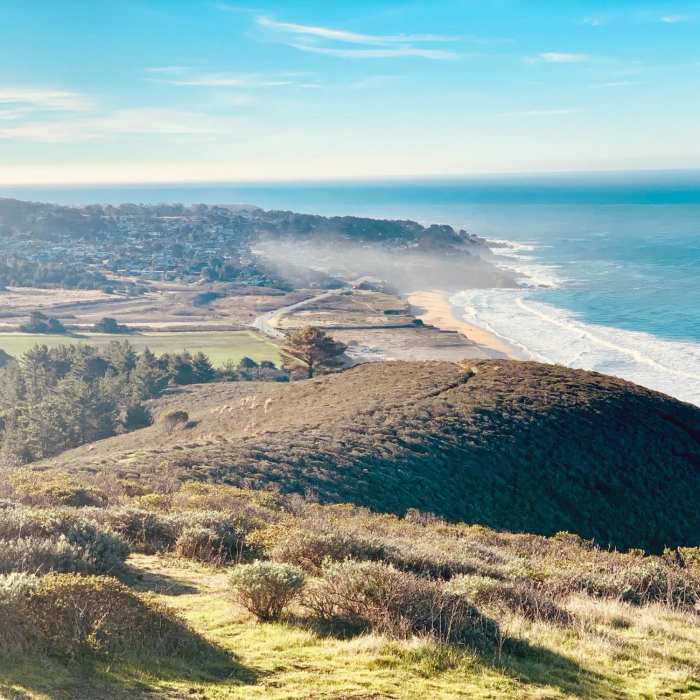 Near Montara Mountain from Gray Whale Cove