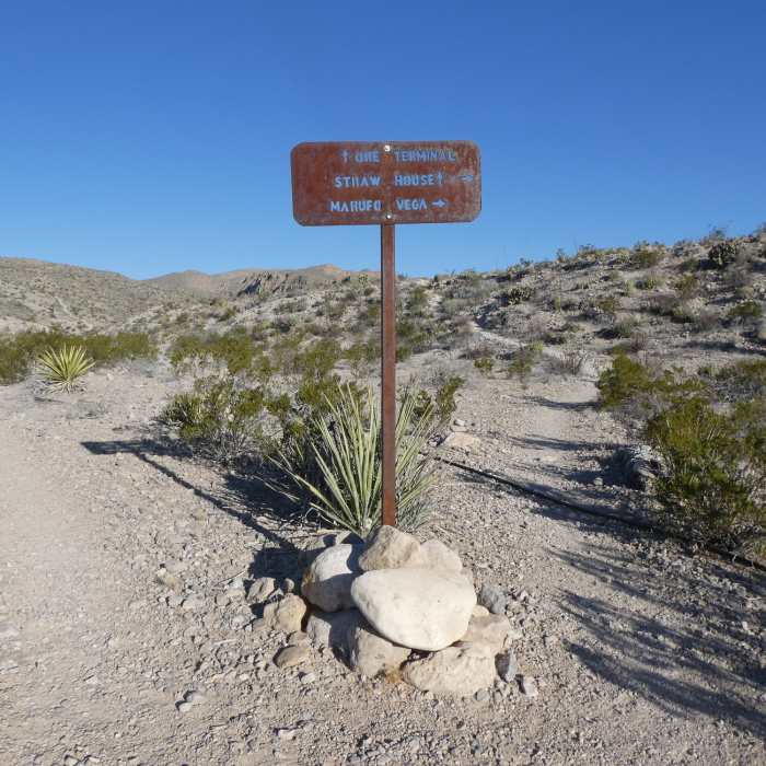 Hiking Straw House counter clockwise allows for uphill on the way out and downhill on the return. Near Marufo Vega Trail