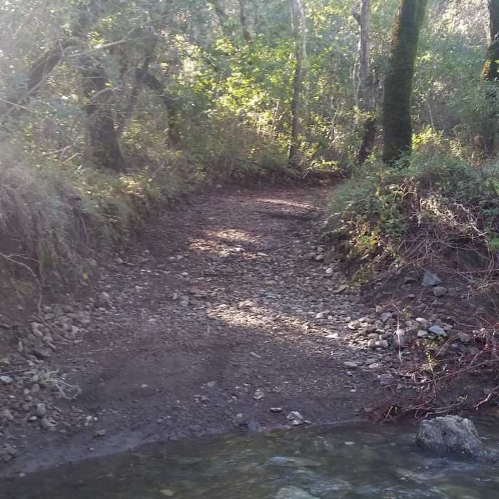 A river crossing adds a little spice to Baldwin Ranch Road. Near Baldwin Ranch Road