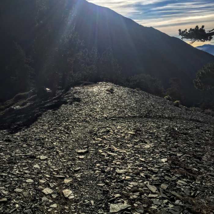 Near Inspiration Point to Pine Mountain