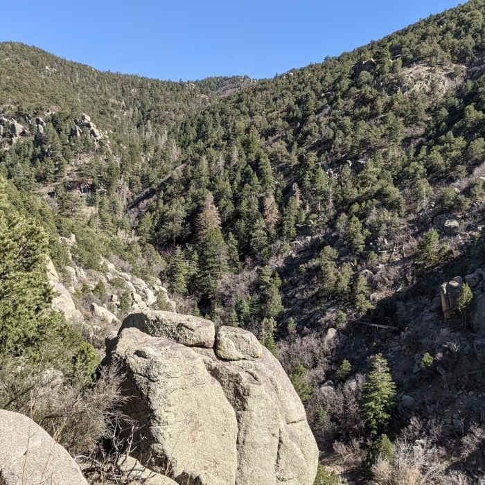 Near Three Guns to Embudito Trailhead