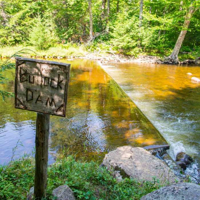 Near Rainbow Falls on the Adirondack Mountain Reserve Near Rainbow Falls on the Adirondack Mountain Reserve