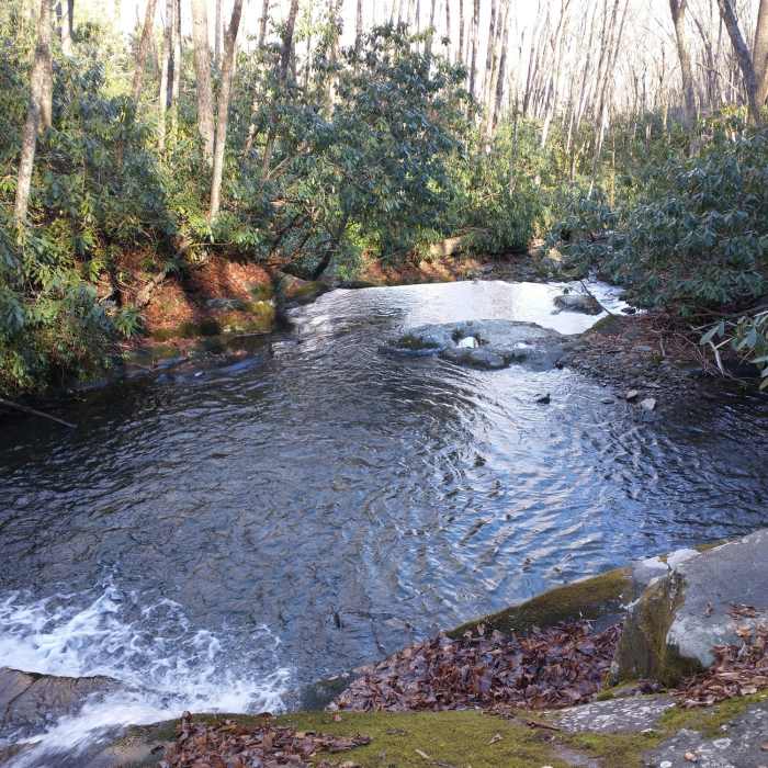 Lower Indian Flats Falls. Near Greenbrier Ridge Trail