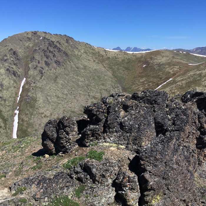 Near Blacktail Rocks to Roundtop Mountain Route