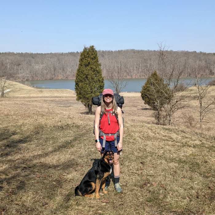Southern end of Lake Celina in the winter. Near Two Lakes Trail
