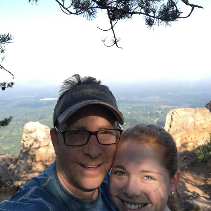 Perfect summit spot for trail mix Near The Pinnacle