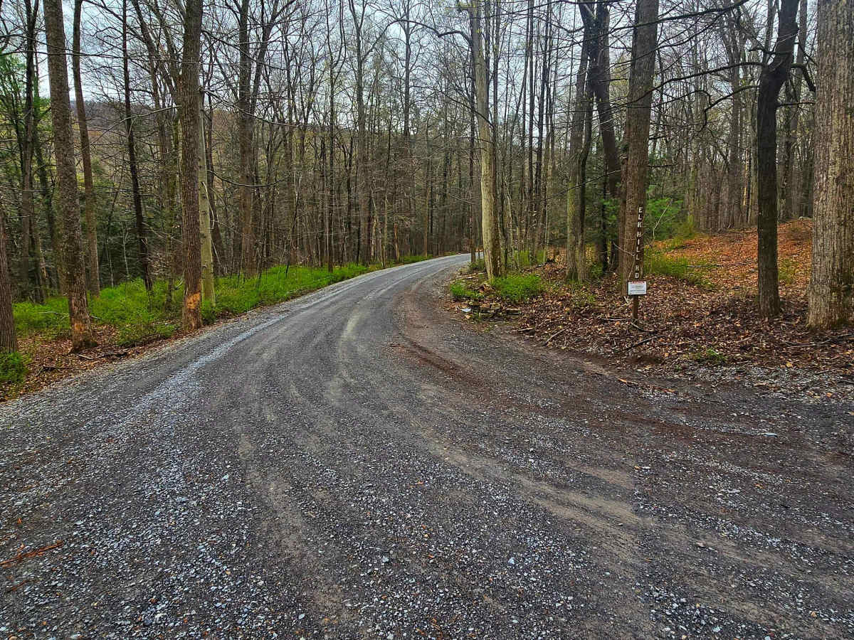 Elk Hill Road trail photo