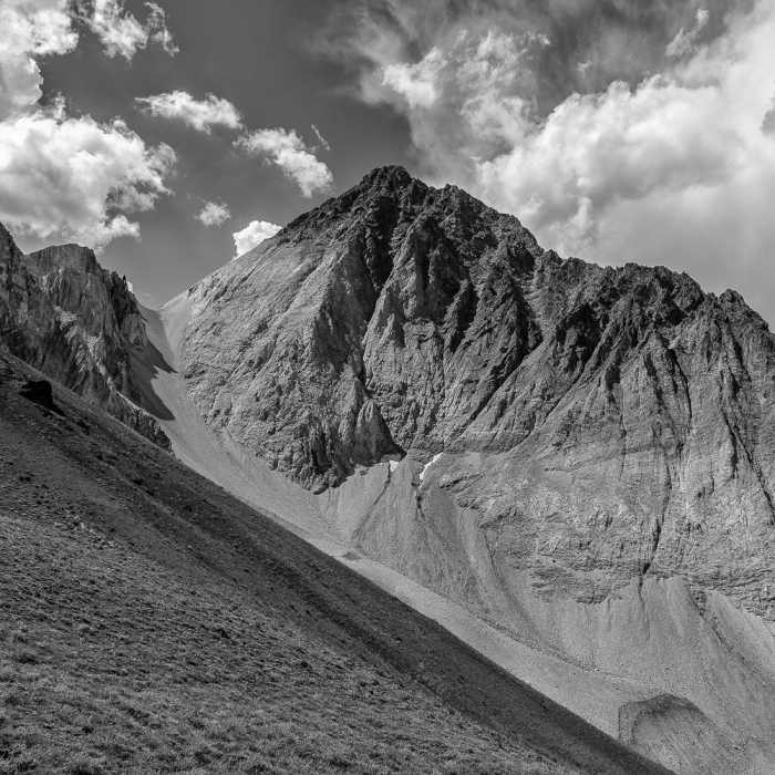 Castle Peak, White Clouds Wilderness Near Livingston Mill-Castle Divide