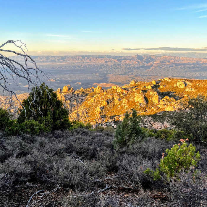 Near Mica Mountain via Italian Spring