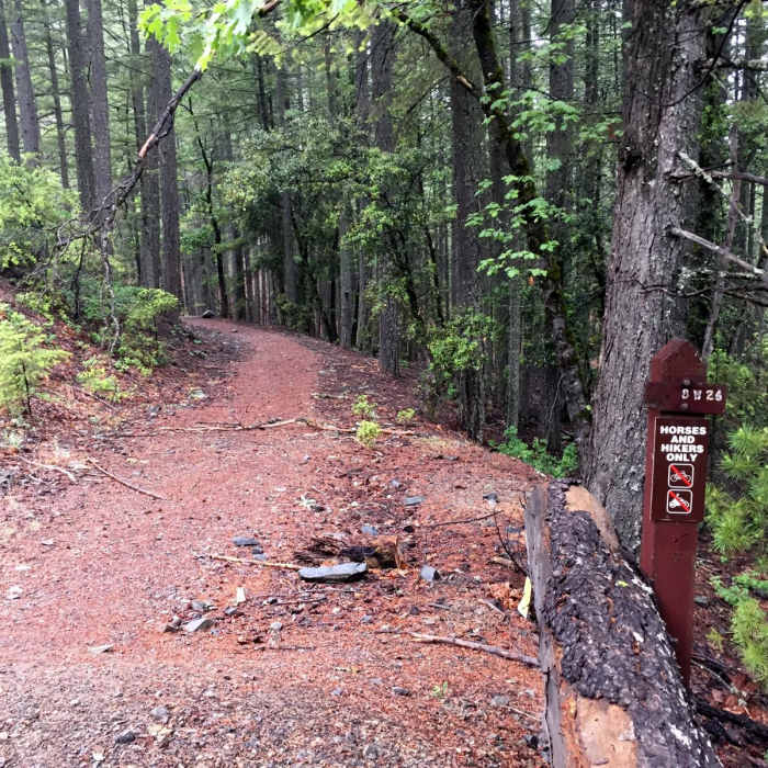 Near Snow Mountain via Deafy Glade