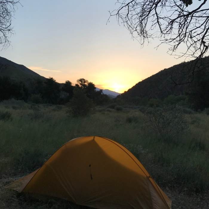 Near Sespe River Trail