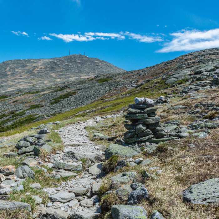 Near Lakes of the Clouds Hut + Mount Washington