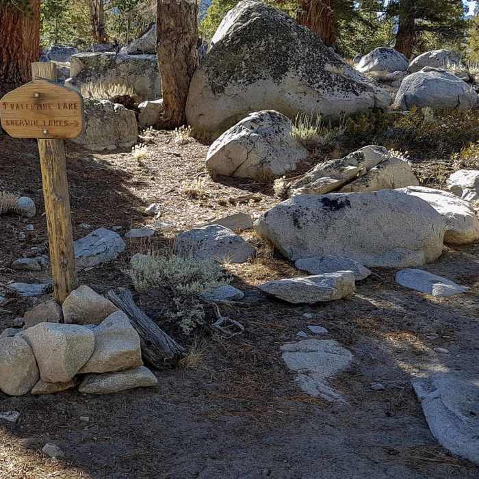 Near Sherwin Lakes Trail