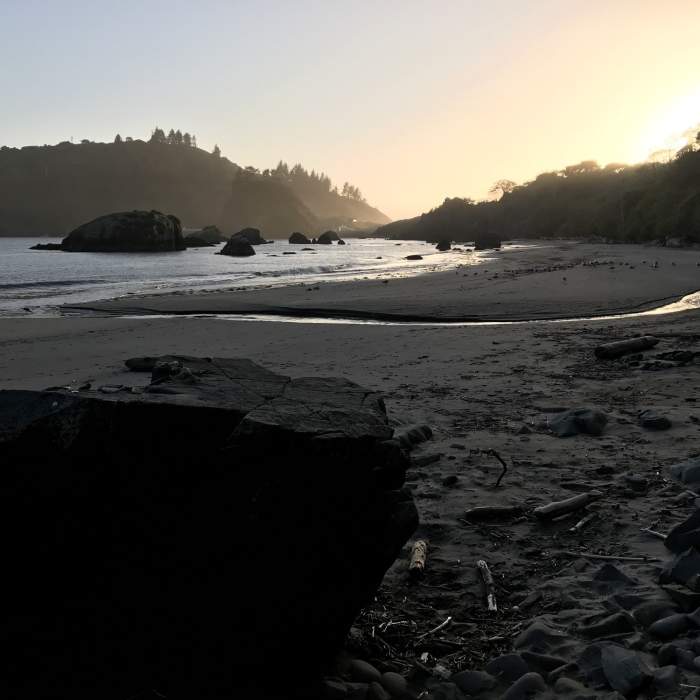 Old Home Beach in Trinidad. Near Parker Creek Trail