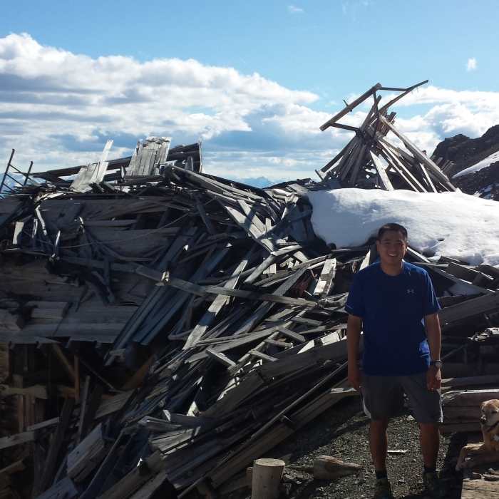 Bonanza Mine ruins Near Bonanza Peak