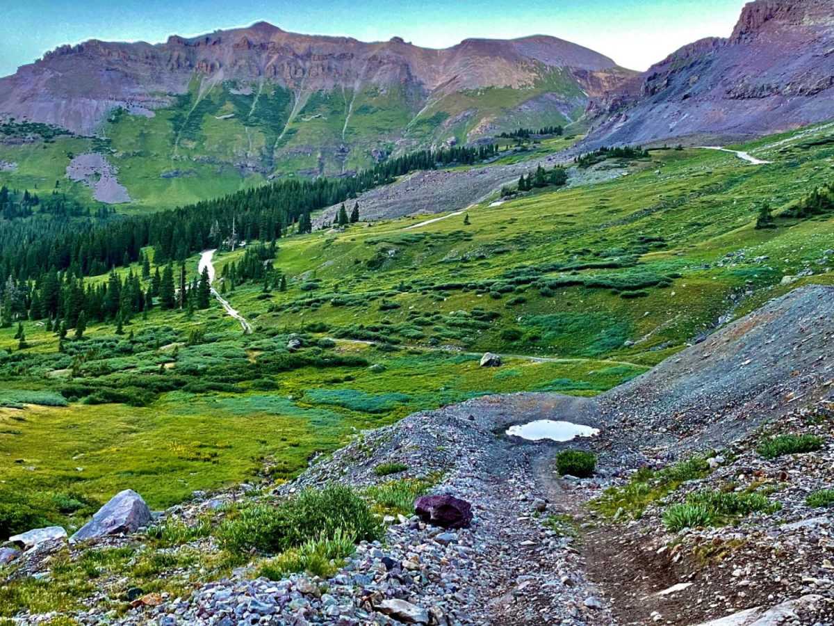 Old mine roads off of Imogene Pass Rd photo 5