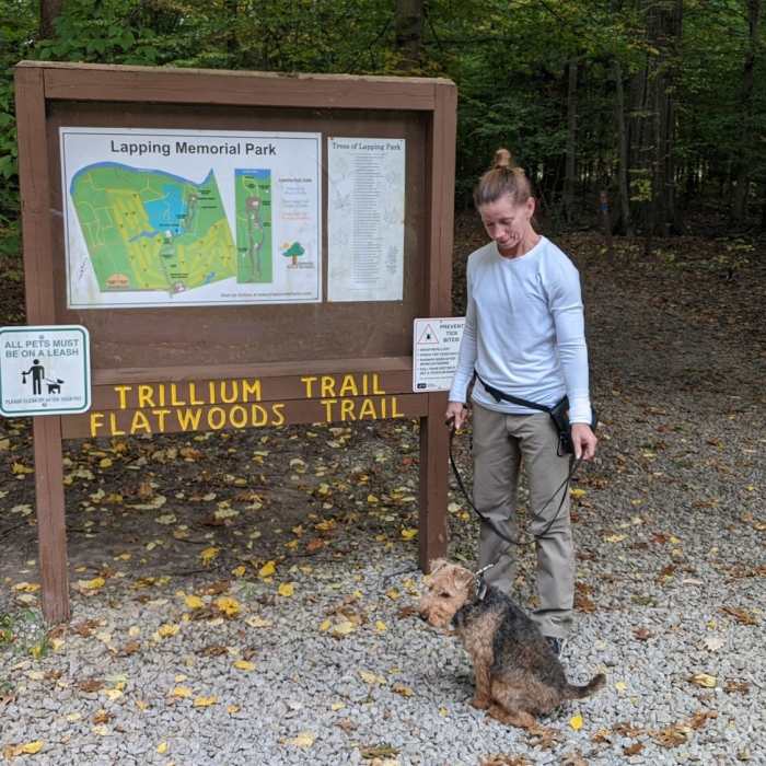 Where we started Near Flatwoods Trail