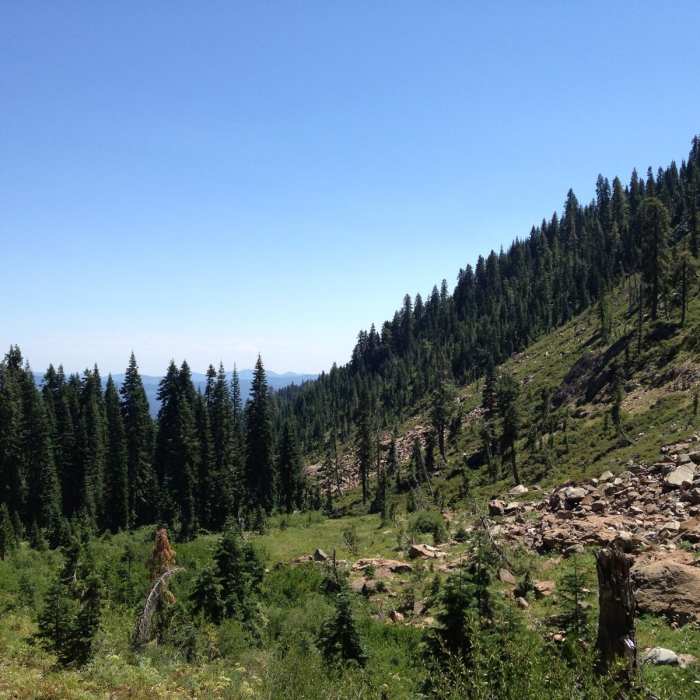 Near Four Lakes Loop via Long Canyon