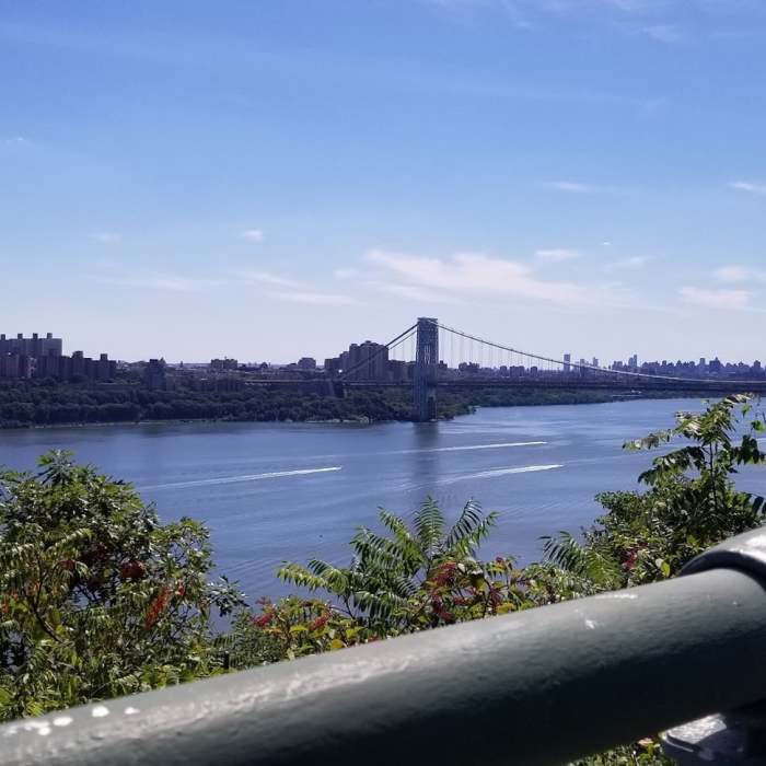 Near Palisades Interstate Park via the George Washington Bridge