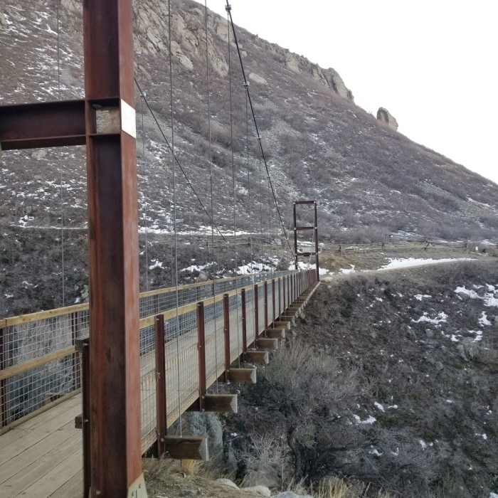 Near Bear Canyon Suspension Bridge